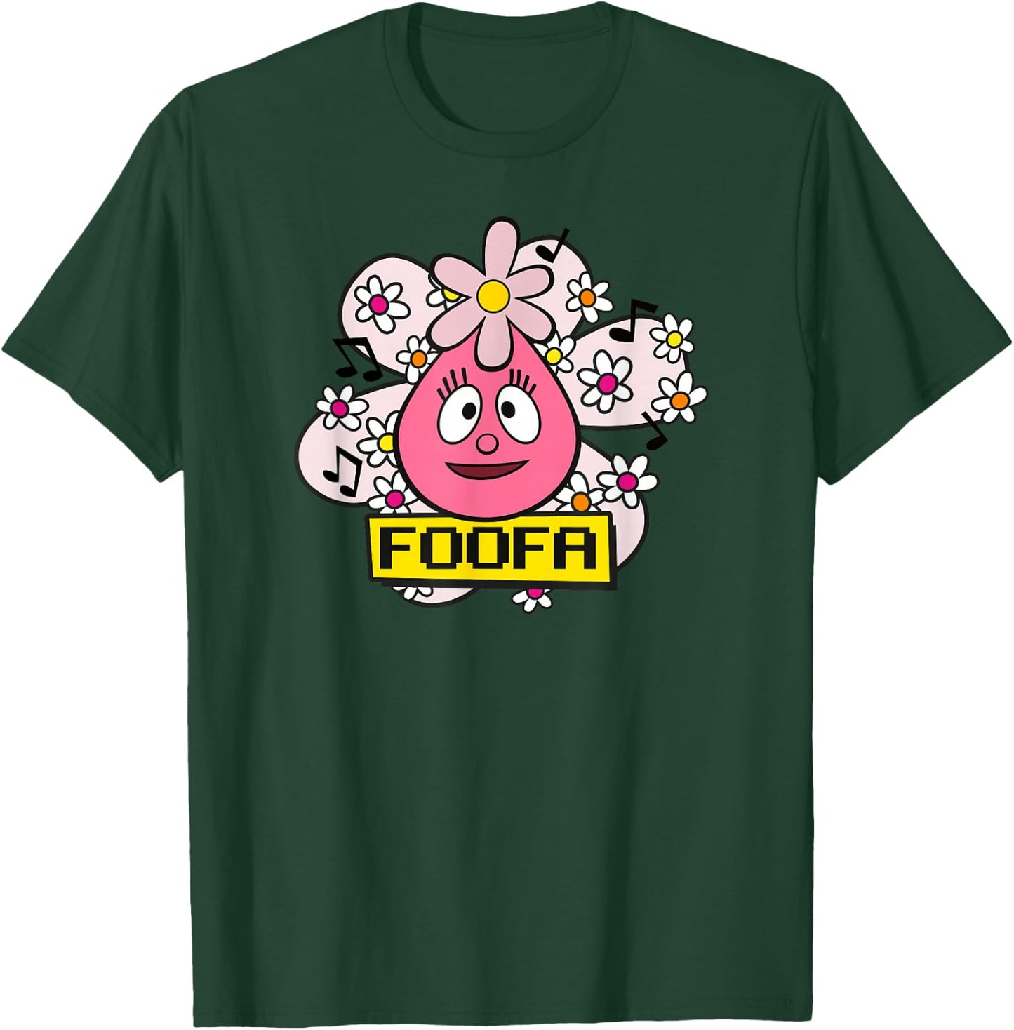 Yo Gabba Gabba - Classic Foofa 02 T-Shirt - T-Shirt | Forest