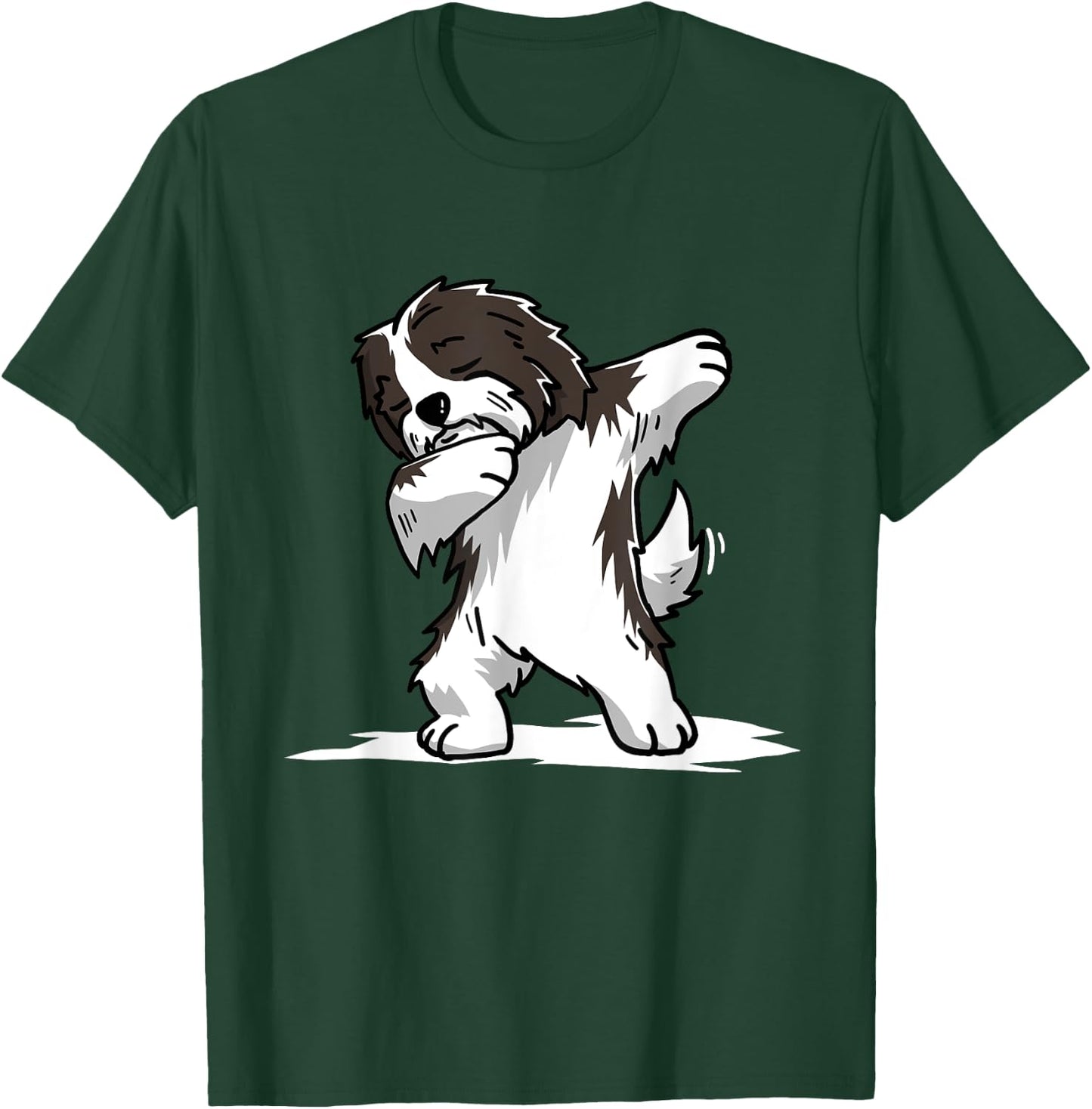 Cute Dabbing Havanese Dog Funny Dab Dance Gift Shirt Women Girls Kids T-Shirt - T-Shirt | Forest