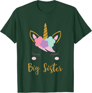 Kids Unicorn Big Sister Shirt I'm Going to be a Big Sister T-Shirt - T-Shirt | Forest