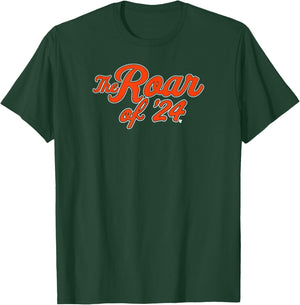 BreakingT The Roar of '24 Detroit Tigers Baseball - Blue, -Adults, Short Sleeve, Classic Fit, , Small T-Shirt - T-Shirt | Forest
