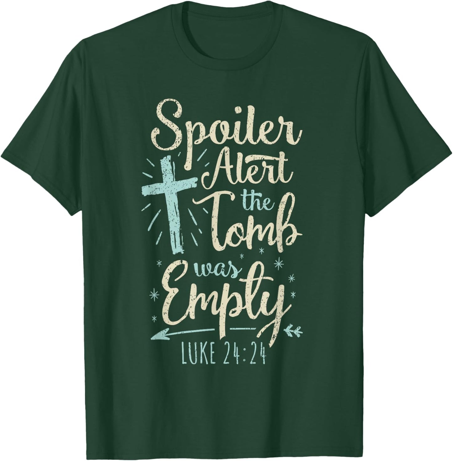 Easter Basket Stuffers Spoiler Alert Tomb Was Empty T-Shirt - T-Shirt | Forest