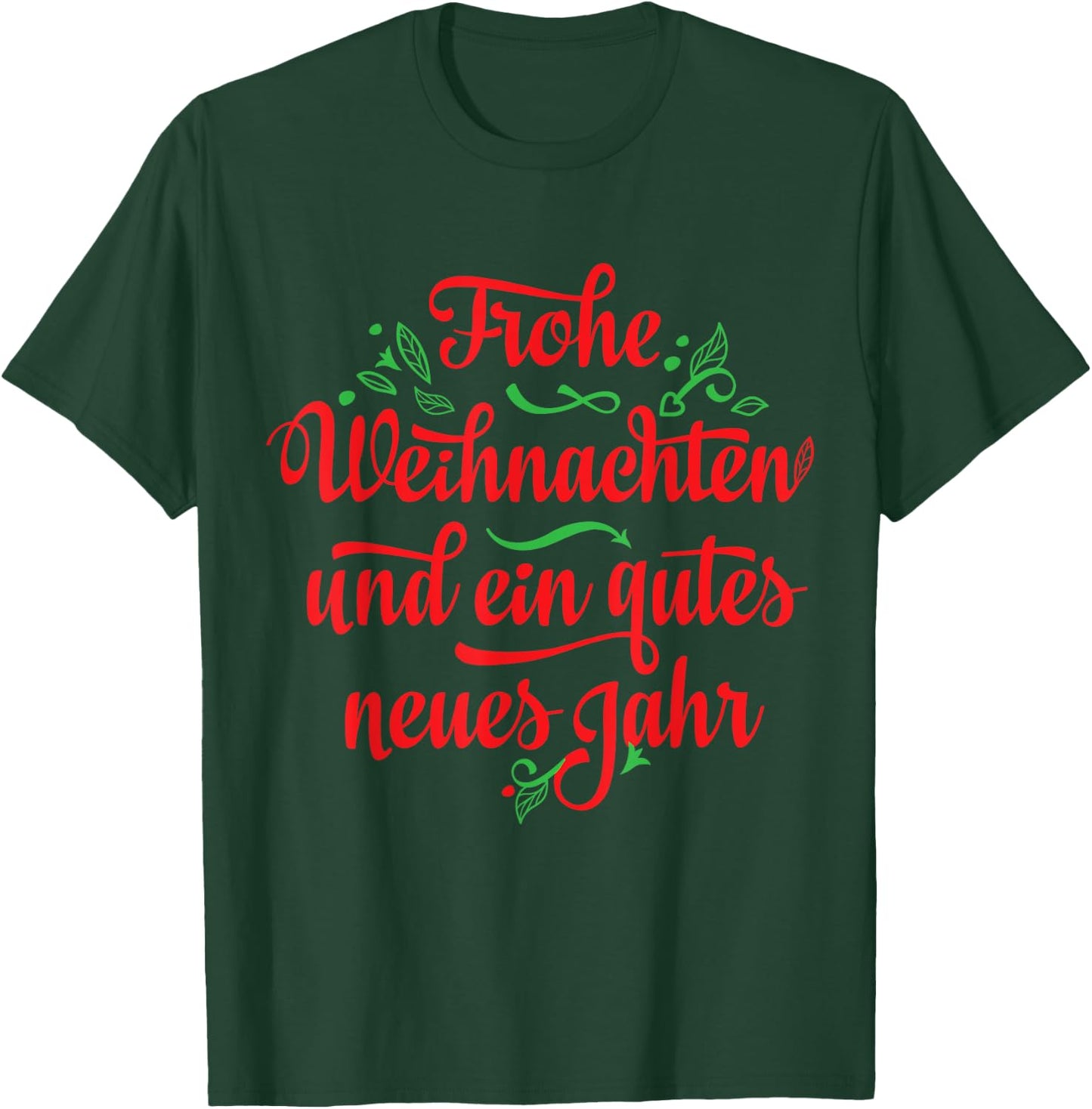 Frohe Weihnachten Austrian Christmas T-Shirt - T-Shirt | Forest