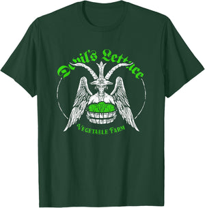 The Devils Lettuce Vegetable Farm - Dank Meme Funny T-Shirt - T-Shirt | Forest