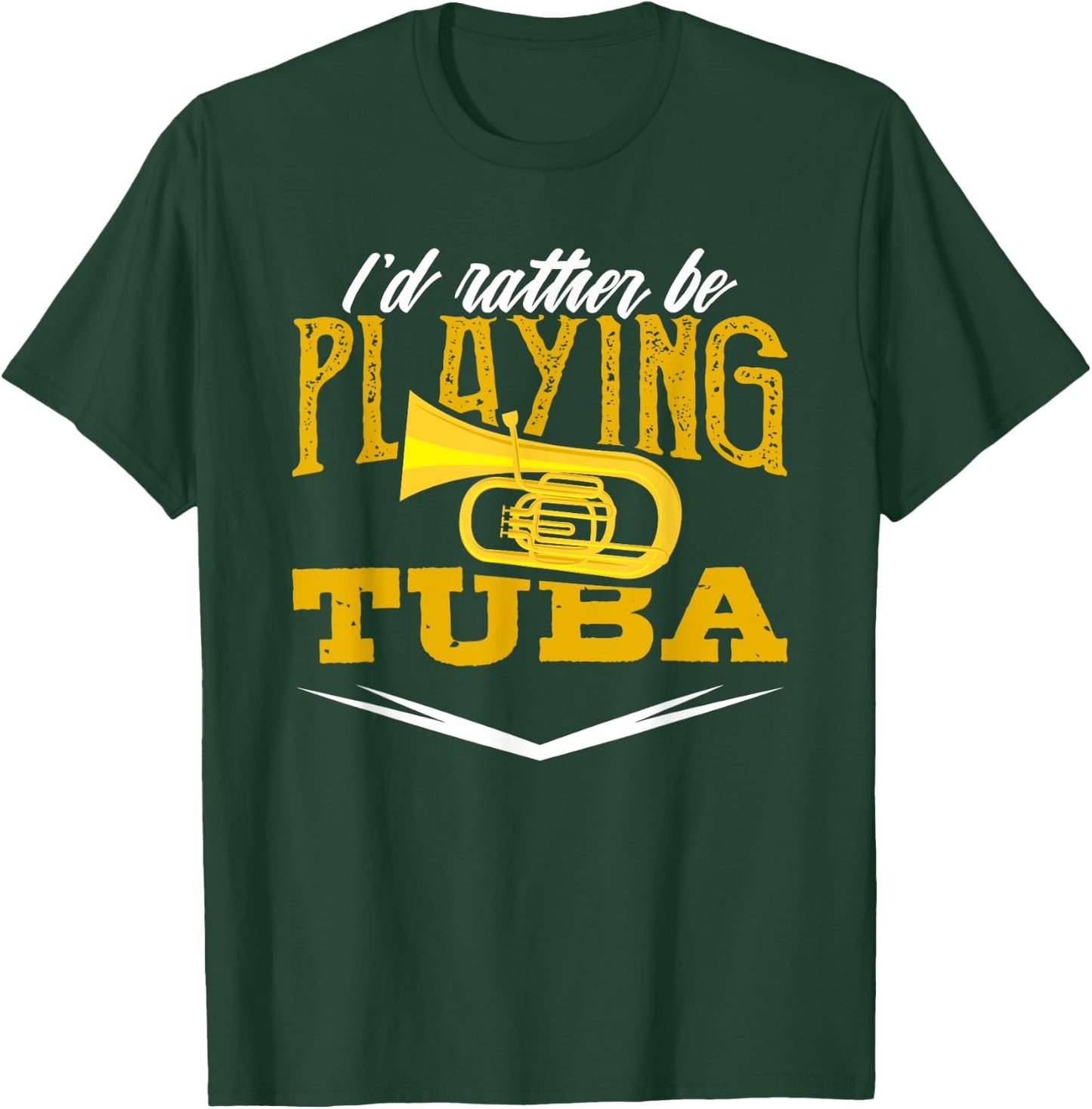 Tuba Player Shirt Marching Band Classical Music Gift T-Shirt - T-Shirt | Forest