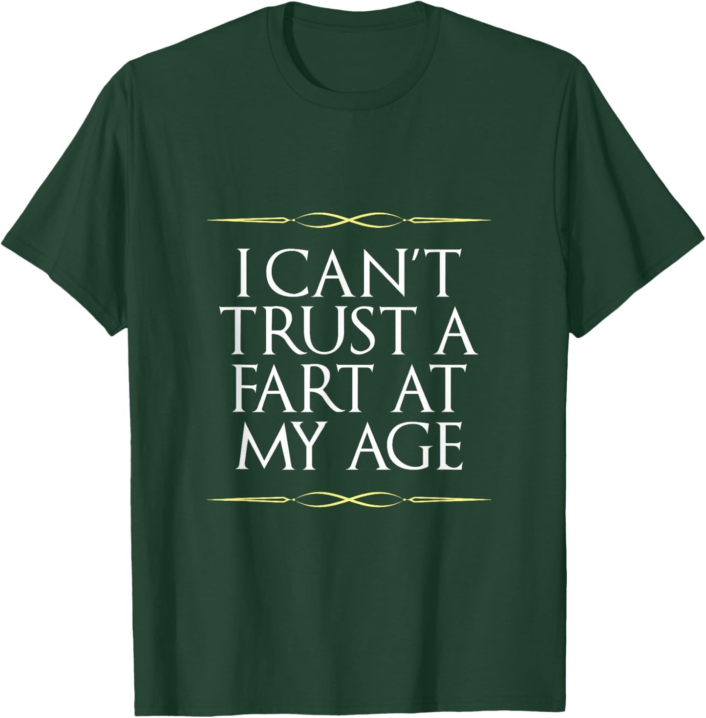Funny Old Age Joke Birthday Senior Gag Graphic T-Shirt - T-Shirt | Forest