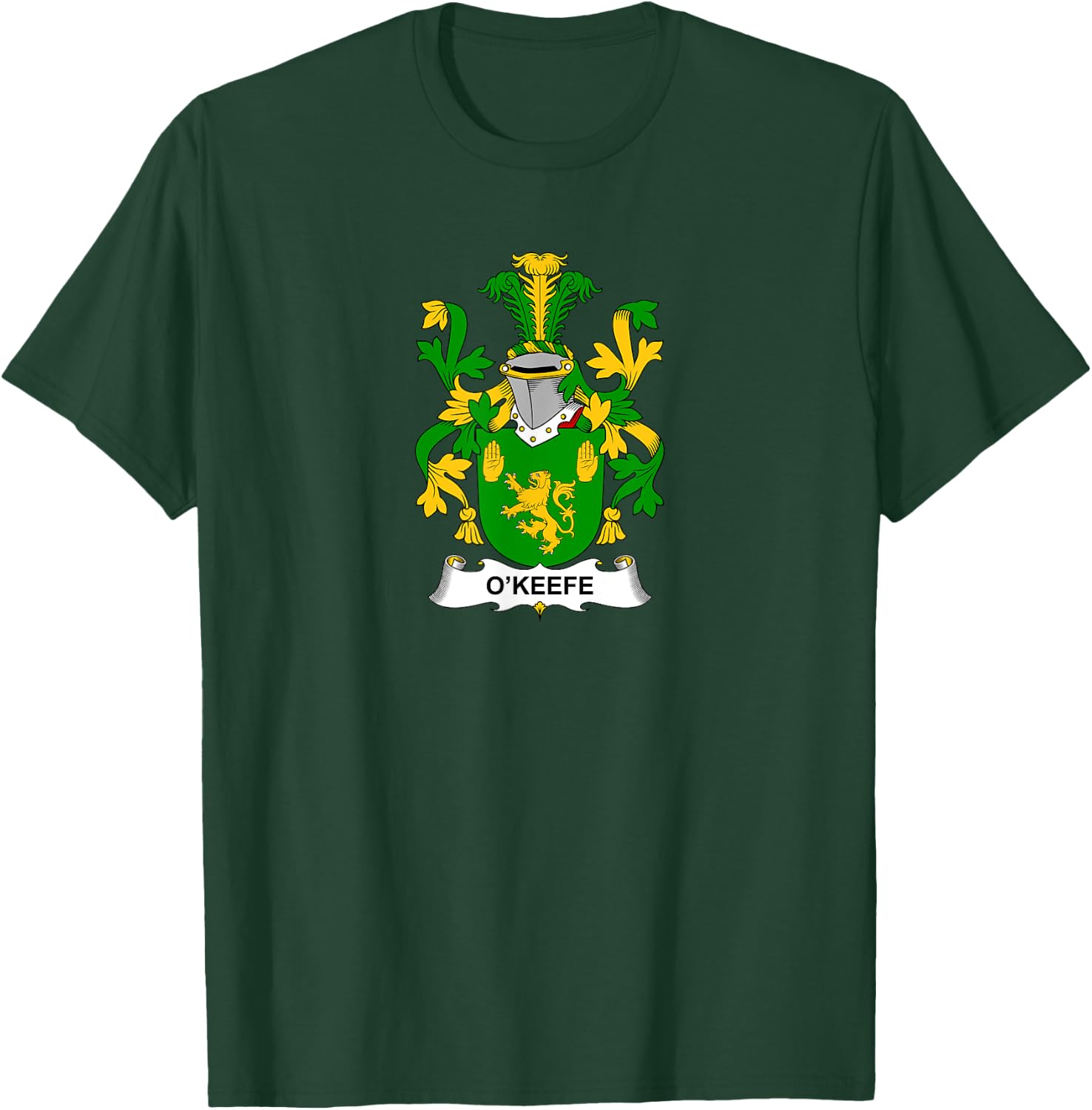 O'Keefe Coat of Arms - Family Crest T-Shirt - T-Shirt | Forest