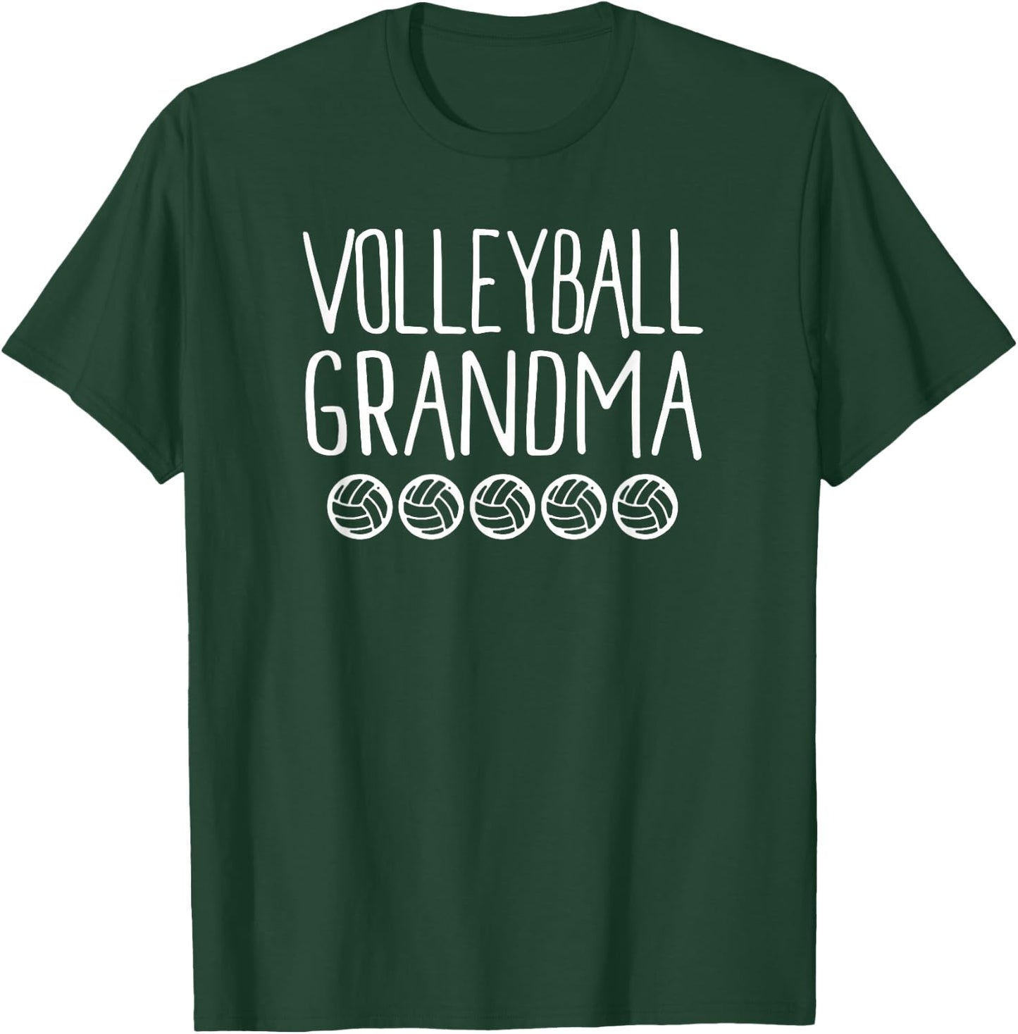 Cute Volleyball Grandma Shirt Sports Shirt T-Shirt - T-Shirt | Forest