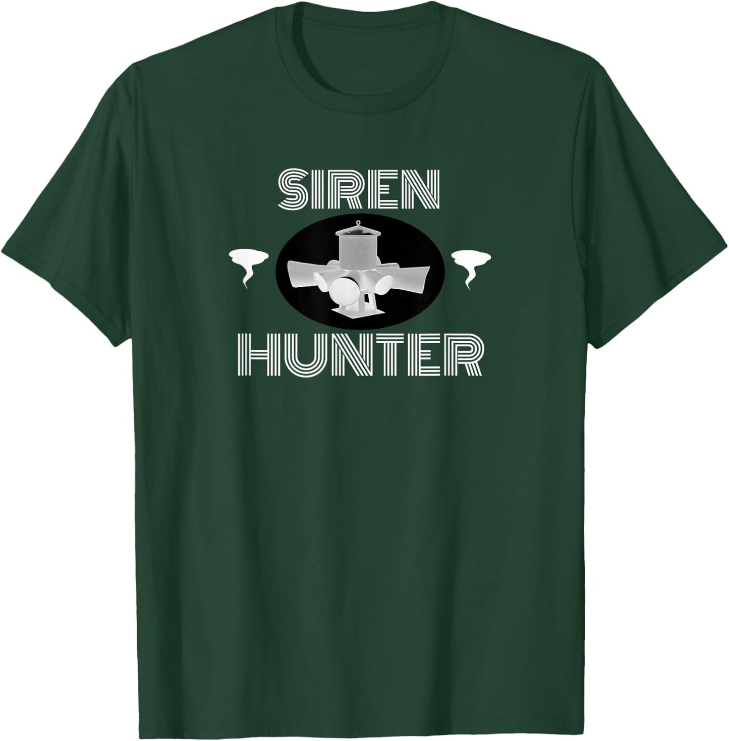 Siren Hunter tornado siren fan shirt T-Shirt - T-Shirt | Forest
