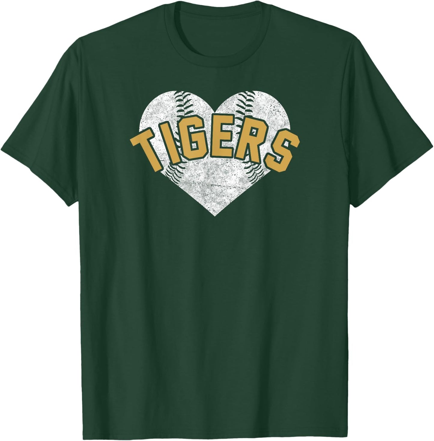 Tigers Baseball Softball High School Team Mascot Mom T-Shirt - T-Shirt | Forest