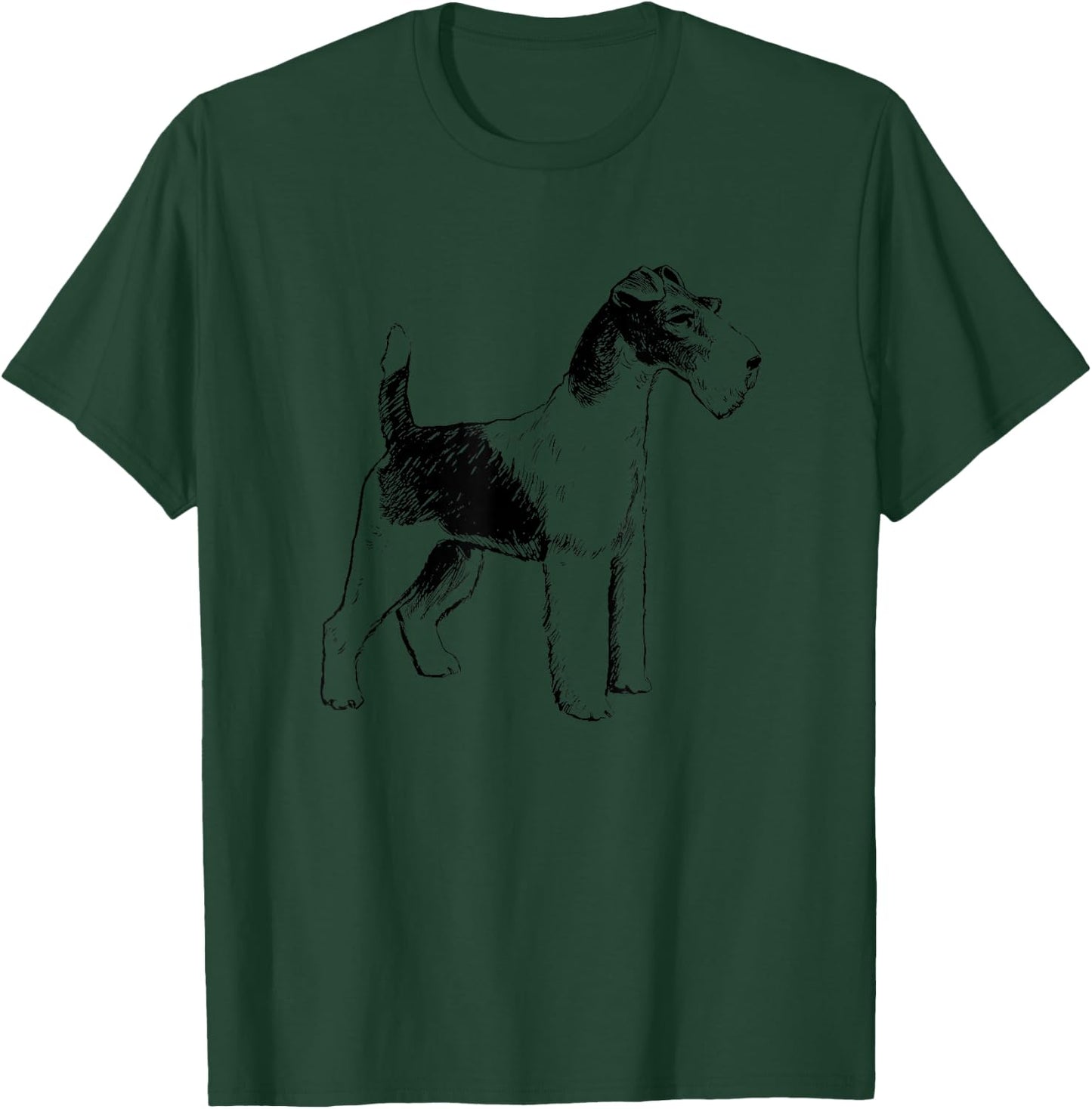 Wire Hair Fox Terrier Dog T-Shirt - T-Shirt | Forest