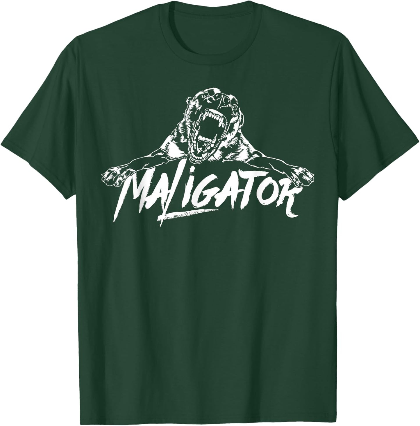 Maligator Belgian Malinois dog Hund Shirt gift Women T-Shirt - T-Shirt | Forest