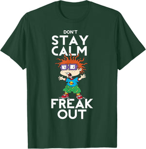 Rugrats Chuckie Don't Stay Calm Freak Out Graphic T-Shirt - T-Shirt | Forest