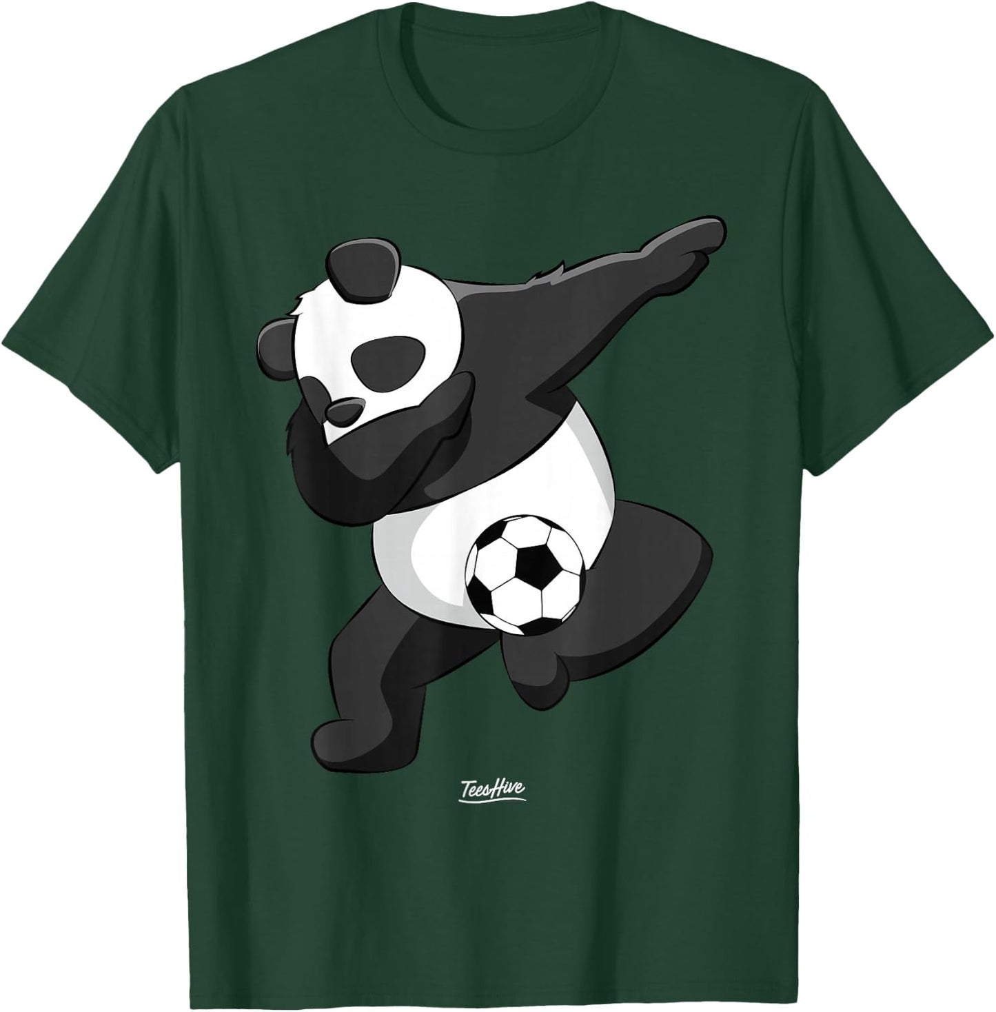 Dabbing Panda Soccer - Boys Panda T-Shirt - T-Shirt | Forest