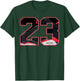 Black Infrared 6s Outfits Matching Number 23 T-Shirt - T-Shirt | Forest