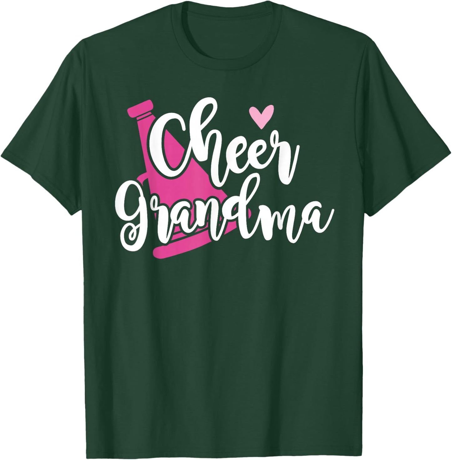 Cute Cheer Grandma - Proud Cheerleading Grandmother T-Shirt - T-Shirt | Forest