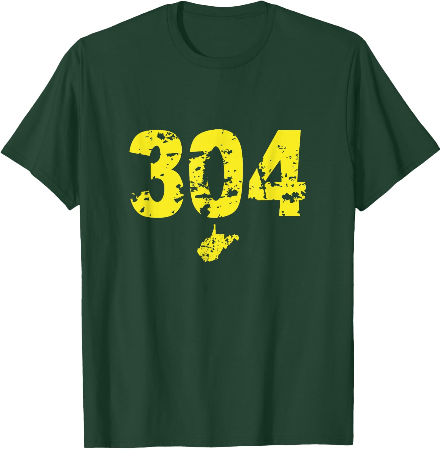 304 West Virginia Blue and Gold T-Shirt - T-Shirt | Forest