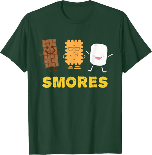 Funny Camping Smores T-Shirt - T-Shirt | Forest