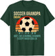 Retro Soccer Grandpa Definition Shirt Soccer Player Grandpa T-Shirt - T-Shirt | Forest