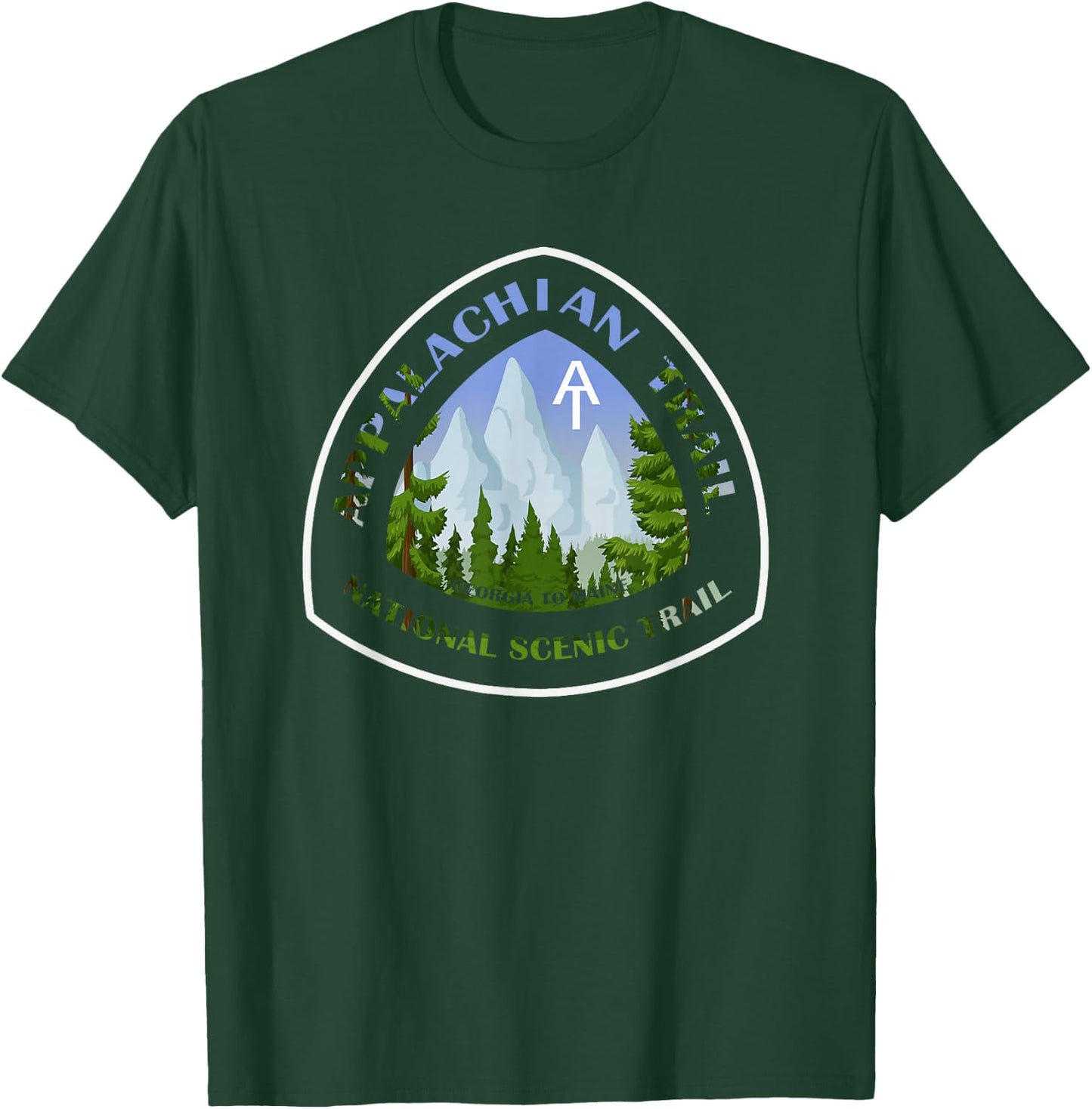 Appalachian Trail Scenic Mountain Views T-Shirt - T-Shirt | Forest
