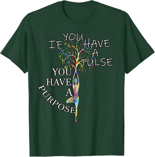 Inspirational Quotes Graphic Motivational Yoga Gift T-Shirt - T-Shirt | Forest