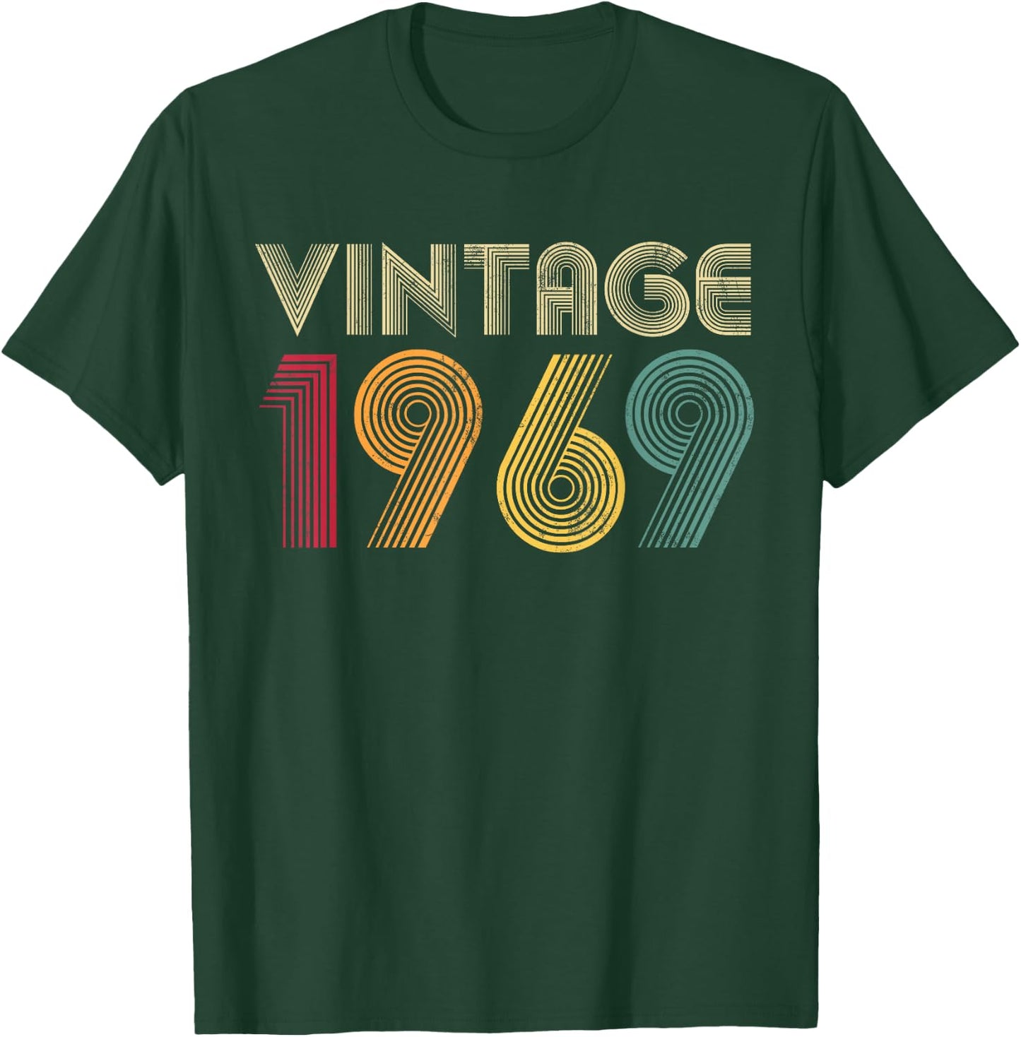 56th Birthday 1969 Vintage Men Women 56 Years Old T-Shirt - T-Shirt | Forest