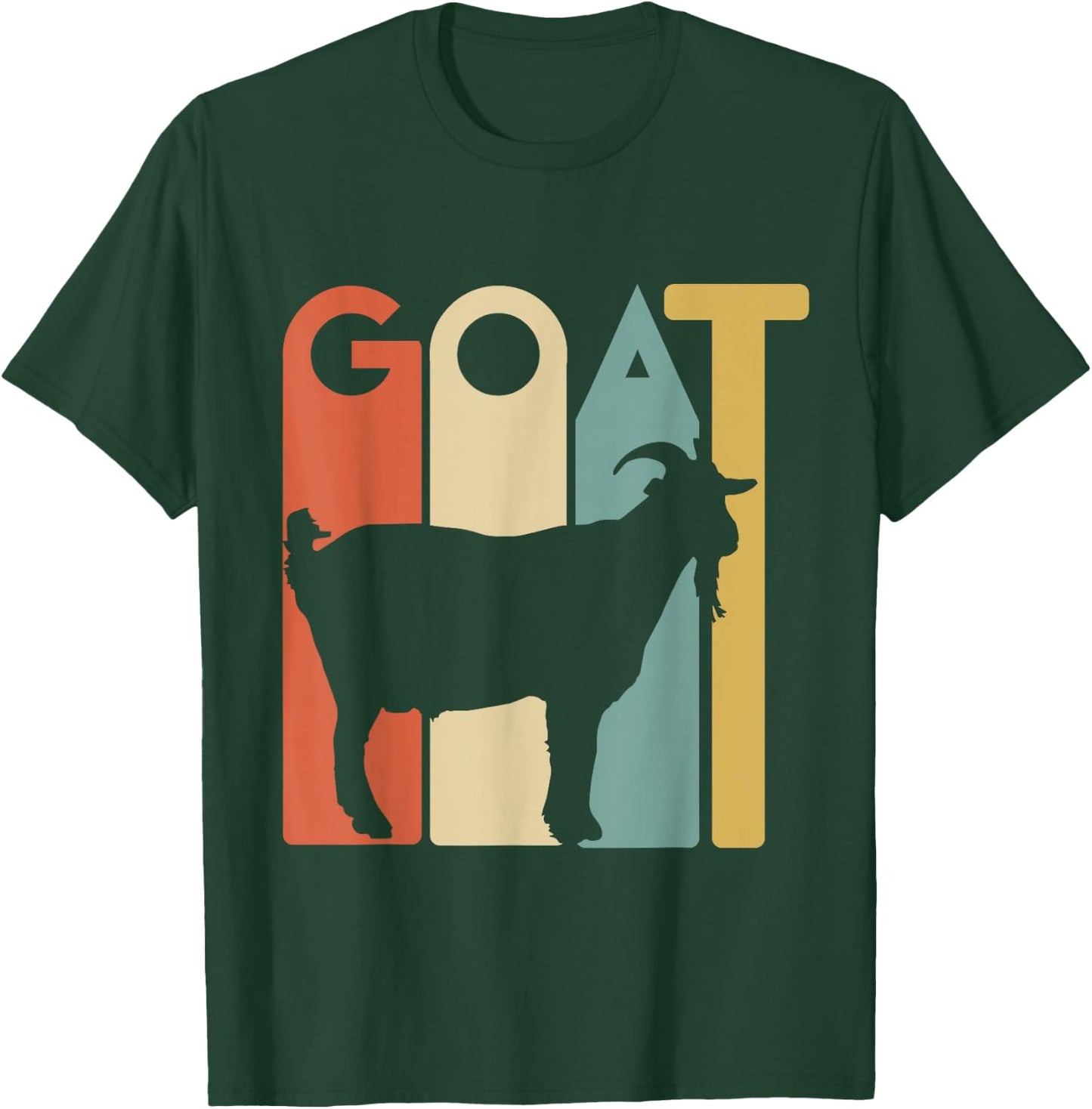 Retro vintage Goat - Animal Goats Lover Gifts T Shirt T-Shirt - T-Shirt | Forest