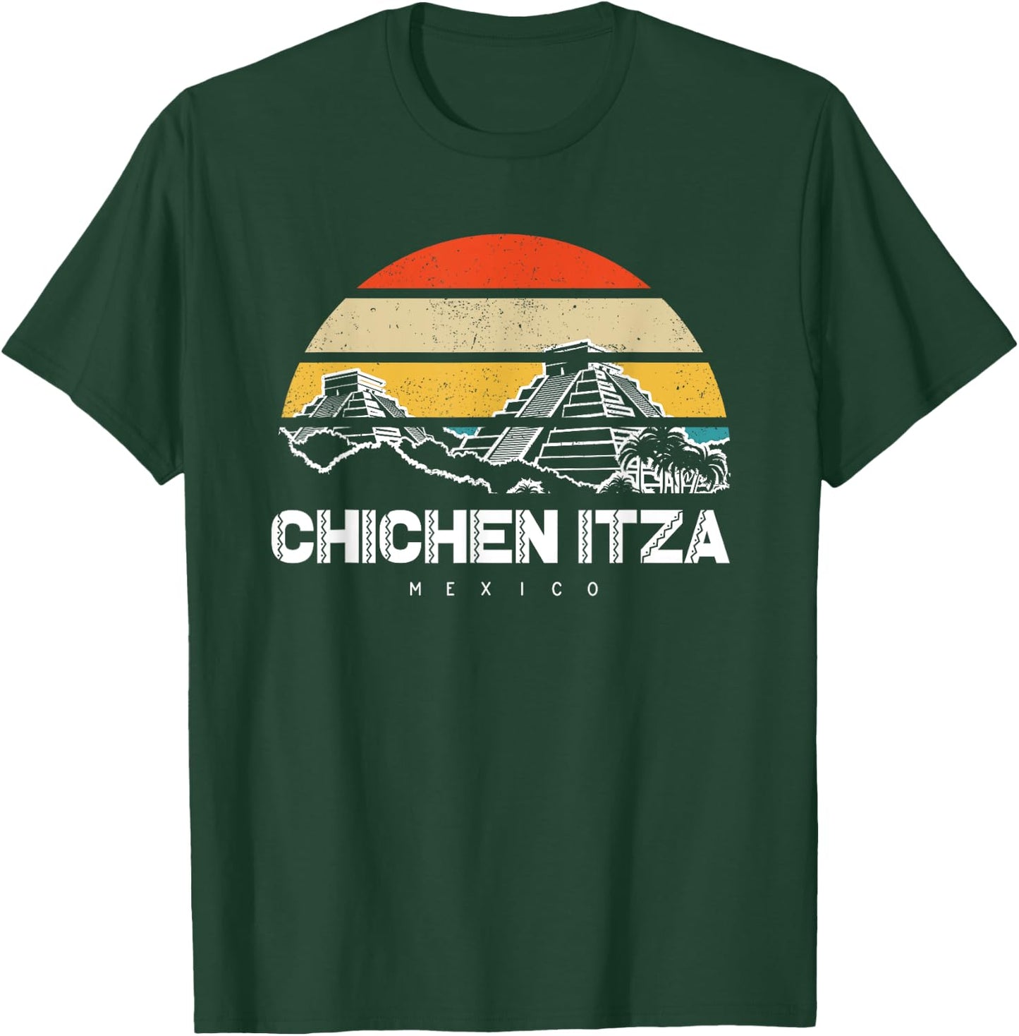 Chichen Itza Mexico Vacation T-Shirt - T-Shirt | Forest