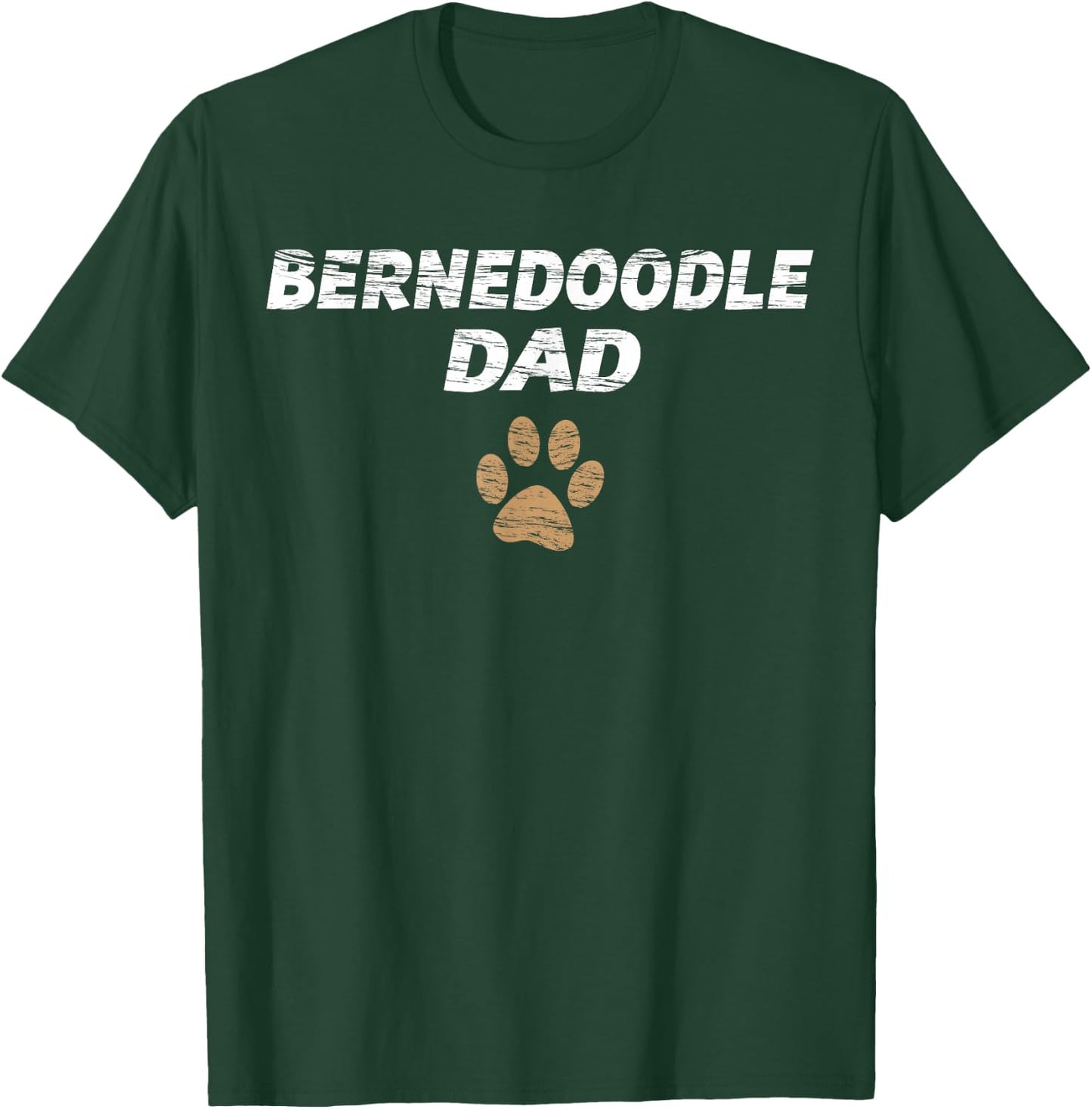 Bernedoodle Dad | & Kids - Gift Fathers Day T-Shirt - T-Shirt | Forest