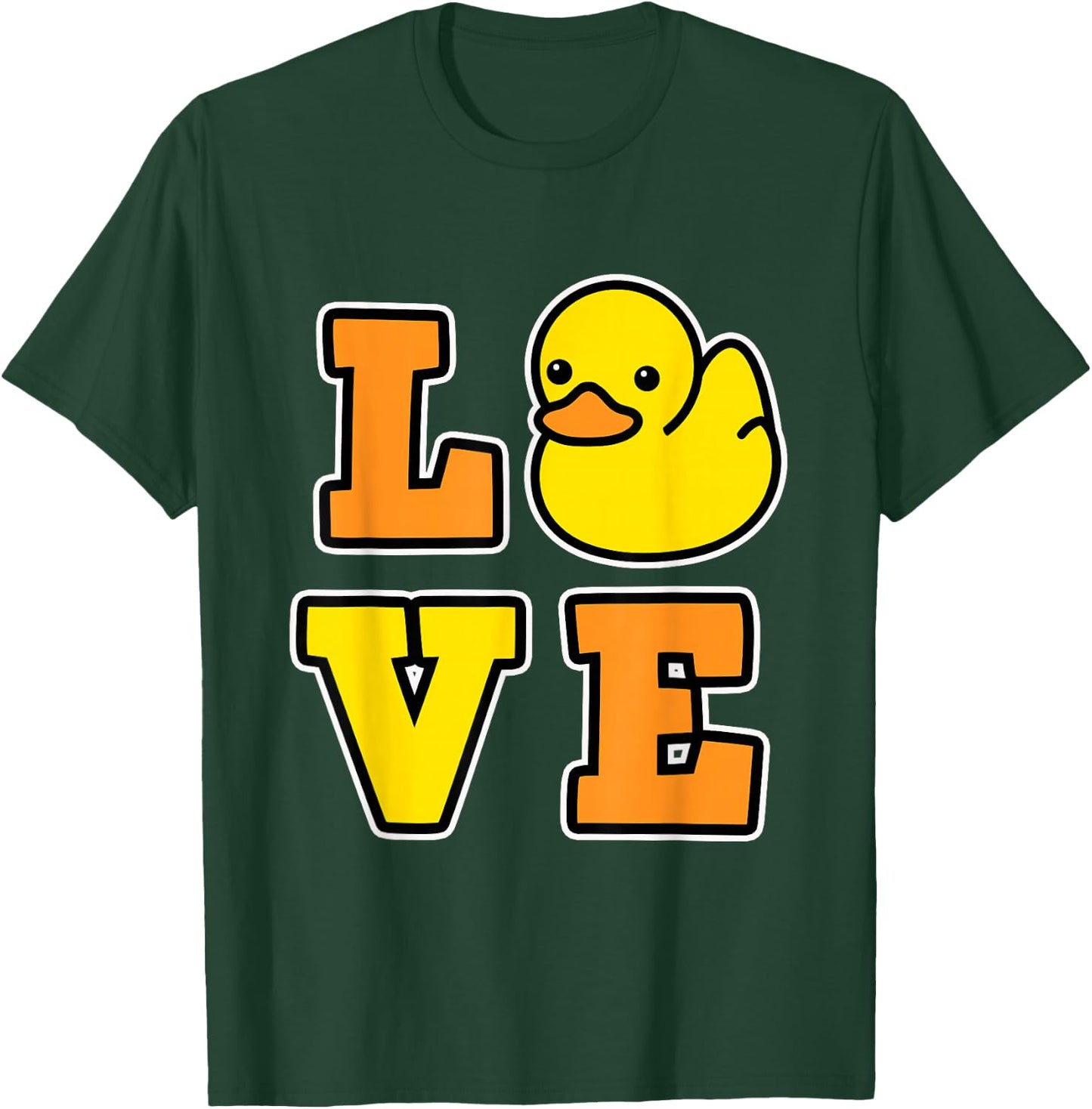 I Love Rubber Ducks for Duck loving Men and Women - Duck T-Shirt - T-Shirt | Forest