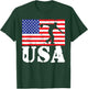 Distressed Bowling USA American Flag Vintage Bowler Player Women Girls Kids Men T-Shirt - T-Shirt | Forest