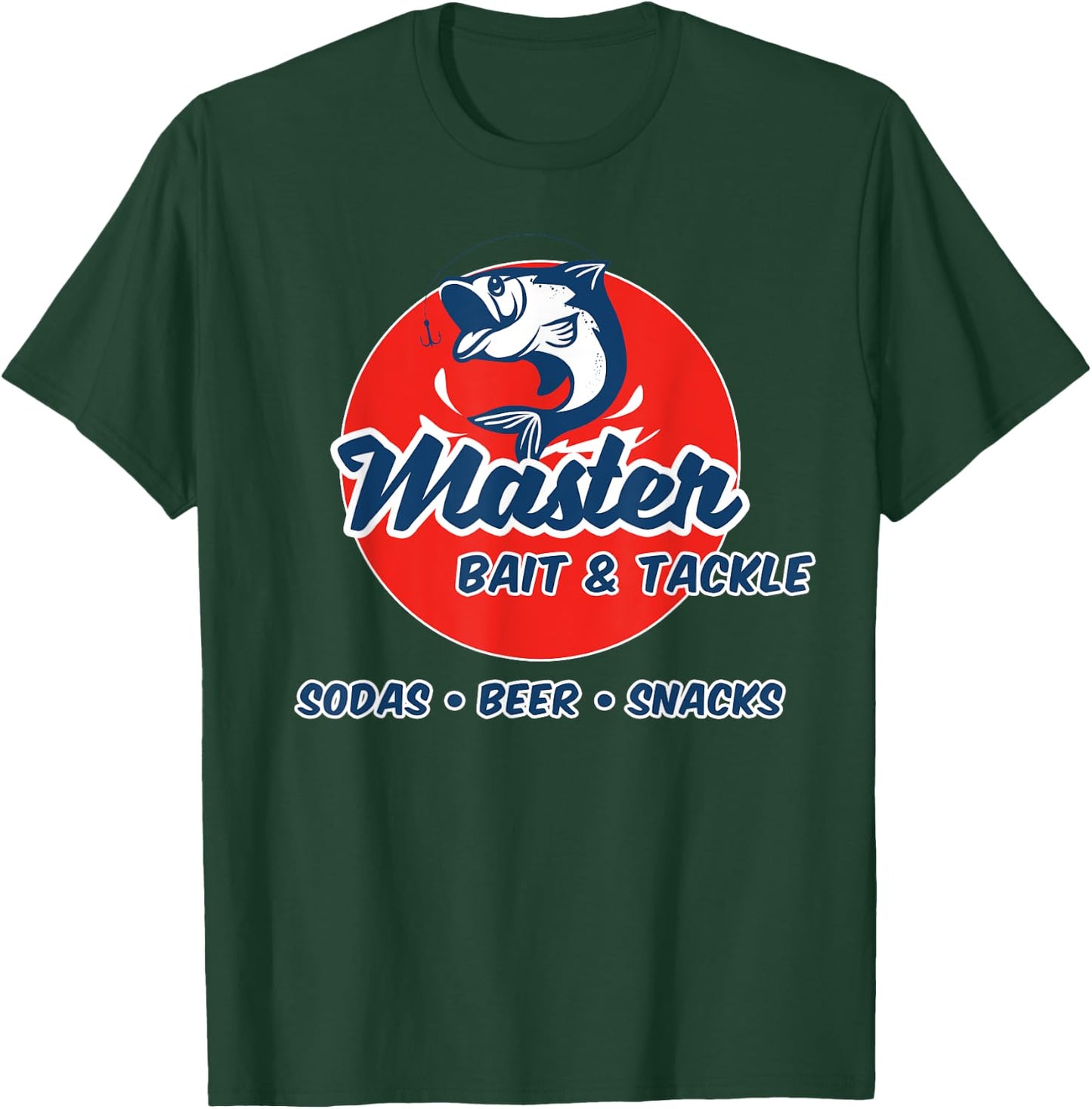 Master Bait And Tackle Funny Adult Humor T-Shirt - T-Shirt | Forest