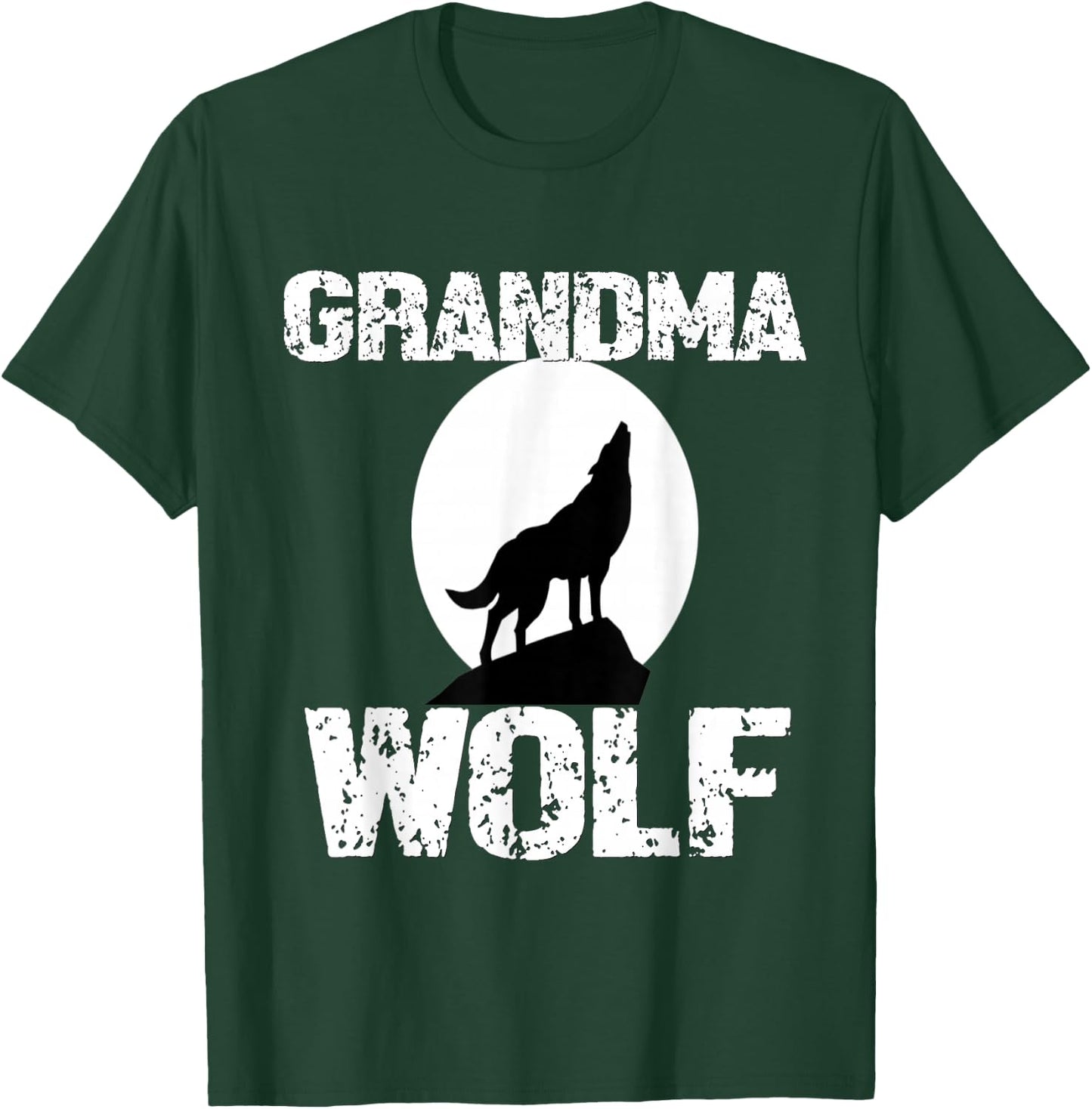 Grandma Wolf Matching Family Tribe Wolves Mimi GiGi Nana T-Shirt - T-Shirt | Forest