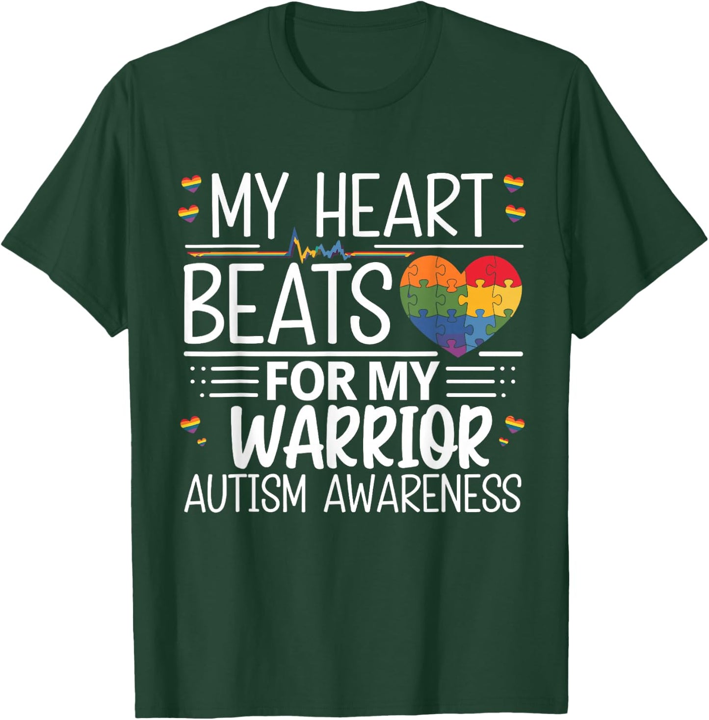 Mom Autism Awareness Month T-Shirt - T-Shirt | Forest