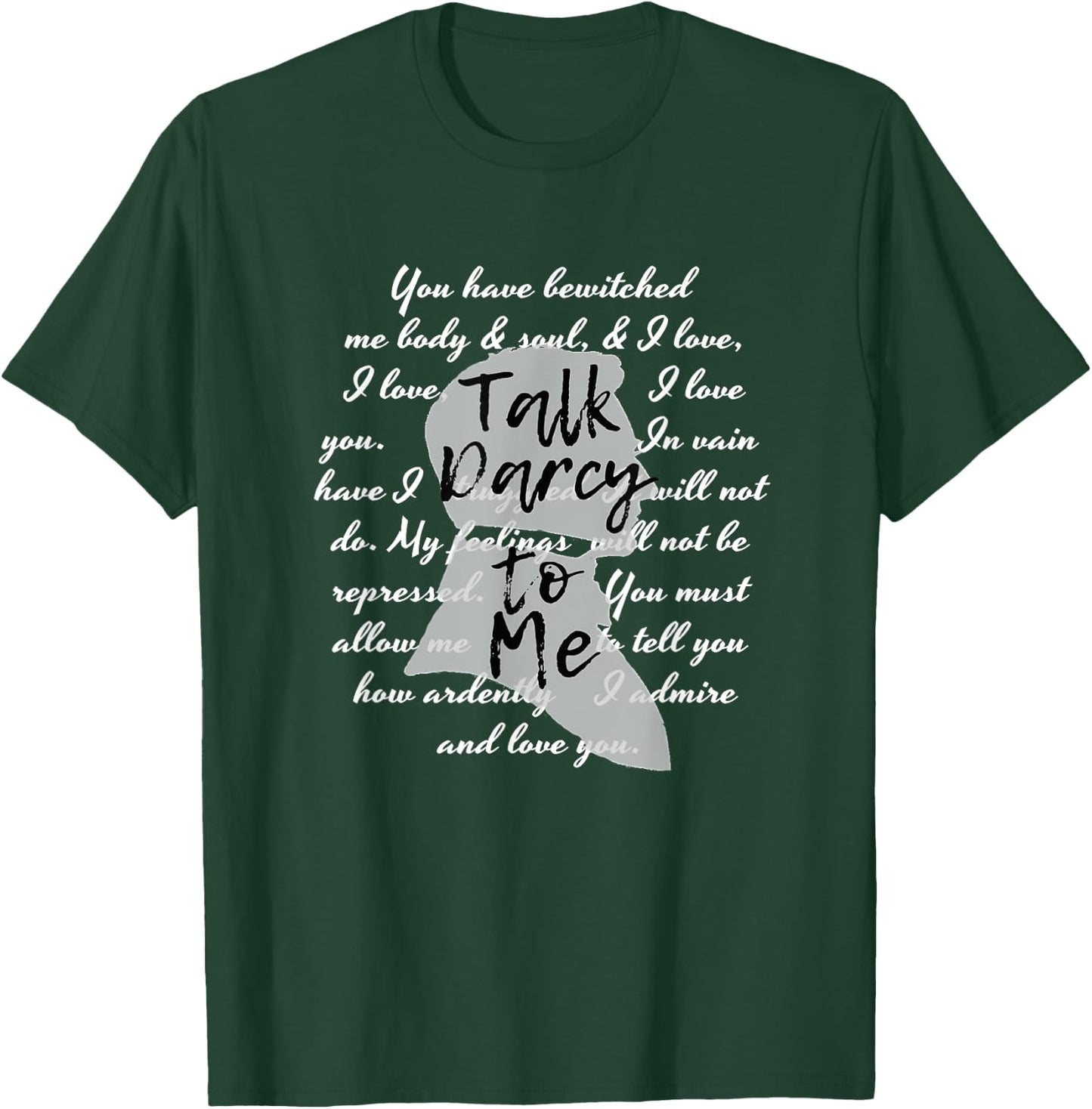 Jane Austen Shirt English Teacher Gifts Librarian T-Shirt - T-Shirt | Forest