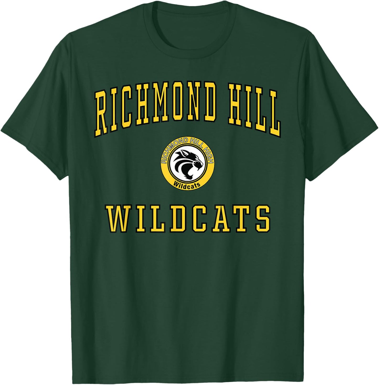 Richmond Hill High School Wildcats C1 T-Shirt - T-Shirt | Forest