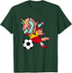 Dabbing Unicorn Soccer Spain Jersey Shirt Spanish Football T-Shirt - T-Shirt | Forest