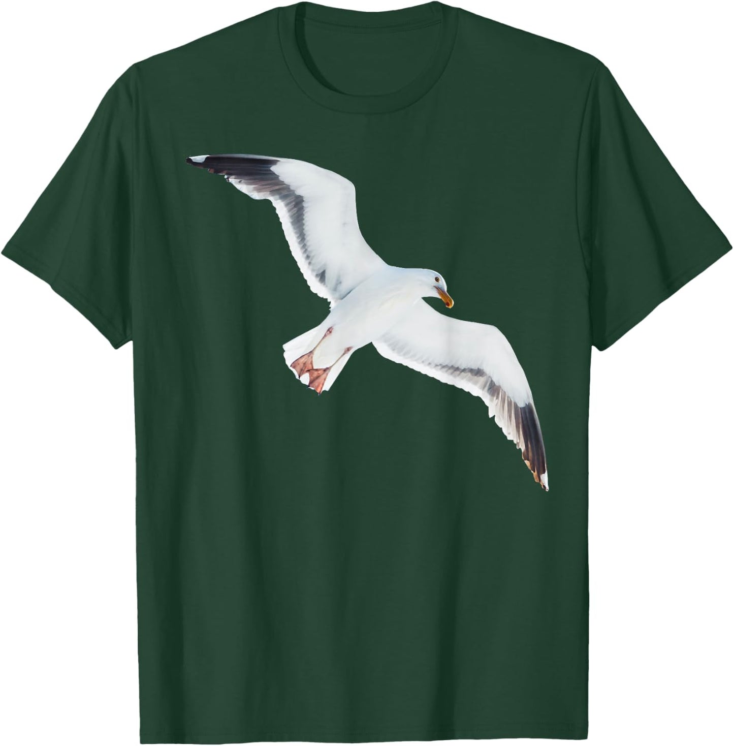 Flying Seagull Shirt Seagull Lover T Shirt Bird Watching T-Shirt - T-Shirt | Forest