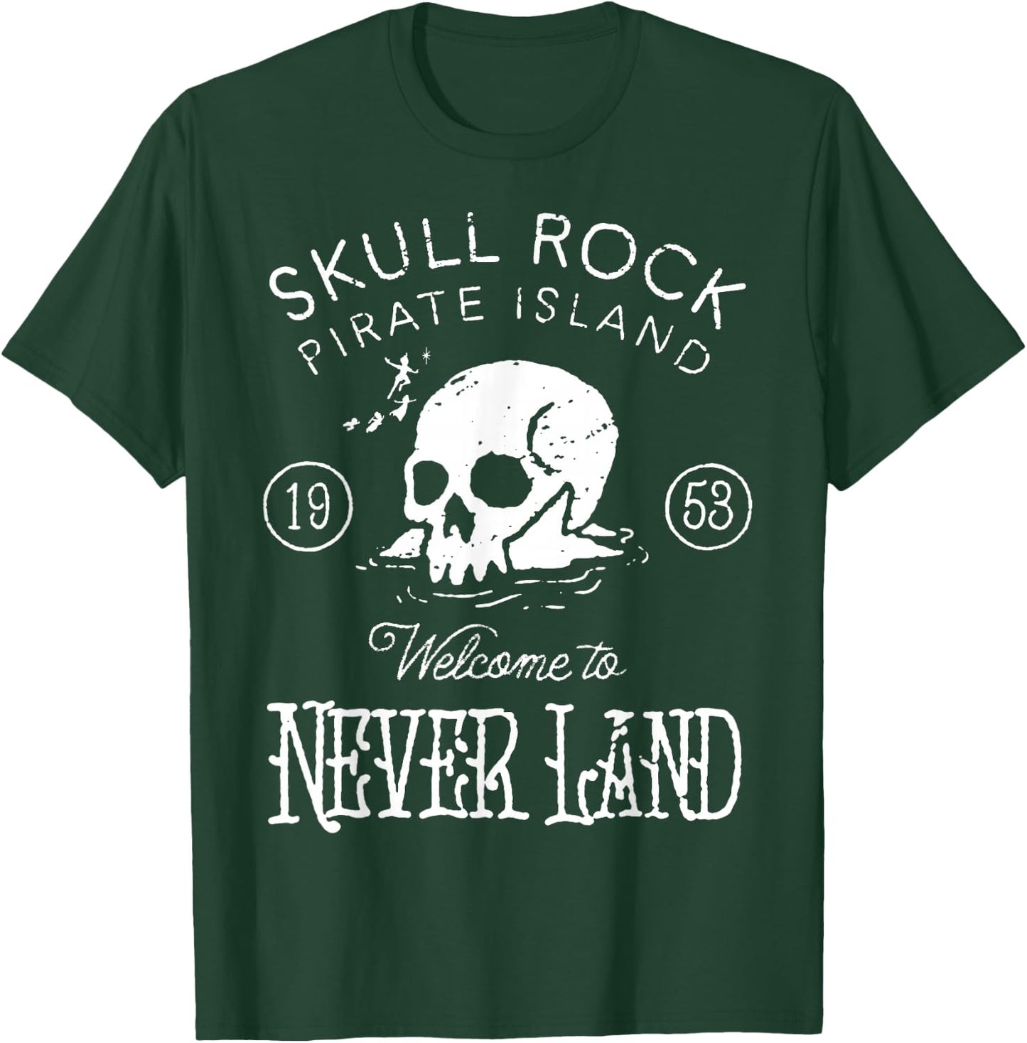 Disney Peter Pan Skull Rock Vintage Poster T-Shirt - T-Shirt | Forest