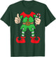 Funny Christmas Elf Outfit Costume Xmas Family Adults Kids T-Shirt - T-Shirt | Forest