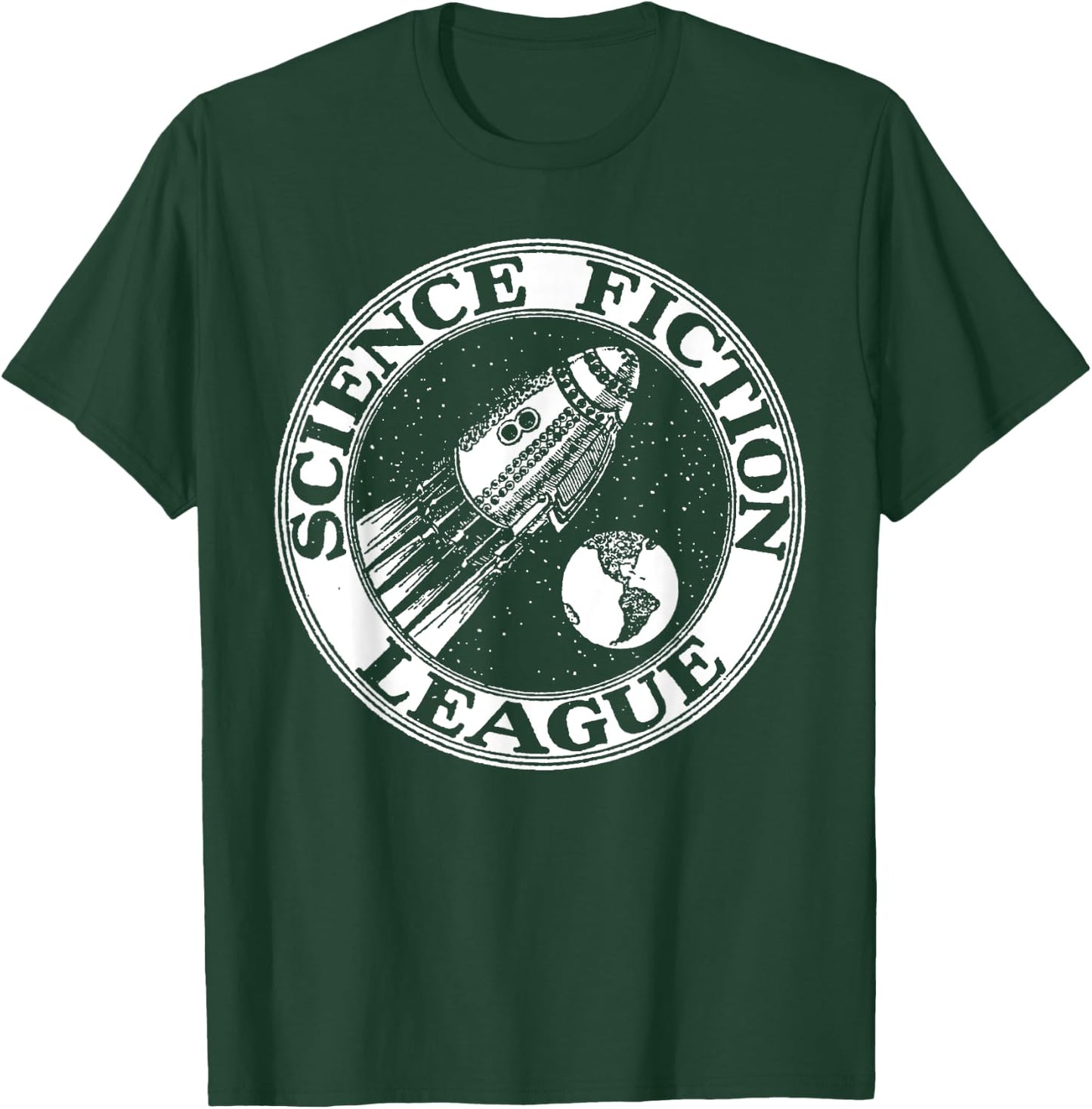 Science Fiction League Shirt 1930s Retro Vintage SciFi Gift T-Shirt - T-Shirt | Forest
