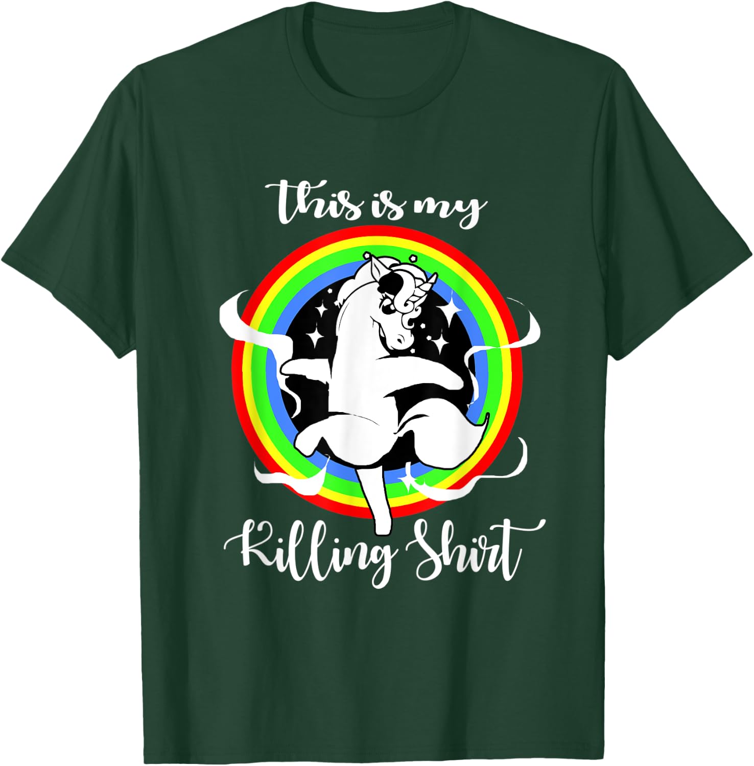 Unicorn This Is My Killing T-Shirt - T-Shirt | Forest