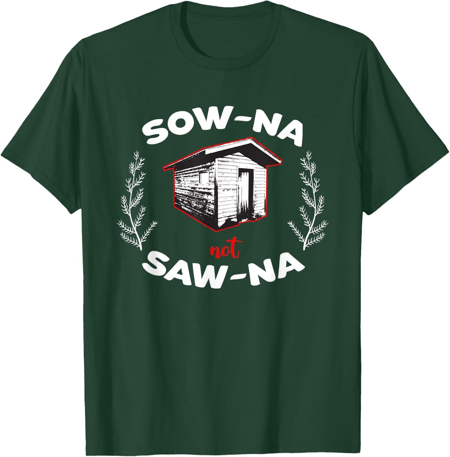 How to Pronounce Sauna Gifts for Yoopers/Finns T-Shirt - T-Shirt | Forest