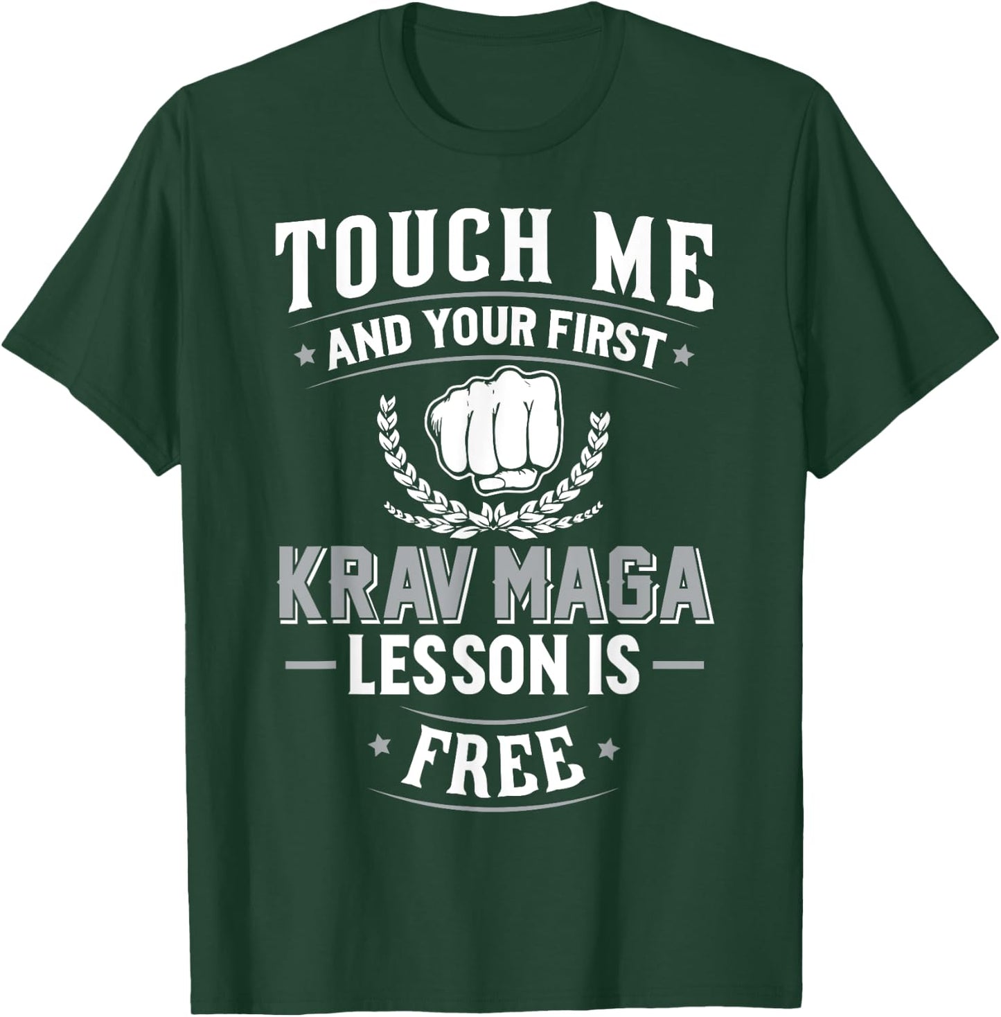 Krav Maga - Your First Lesson Free T-Shirt - T-Shirt | Forest