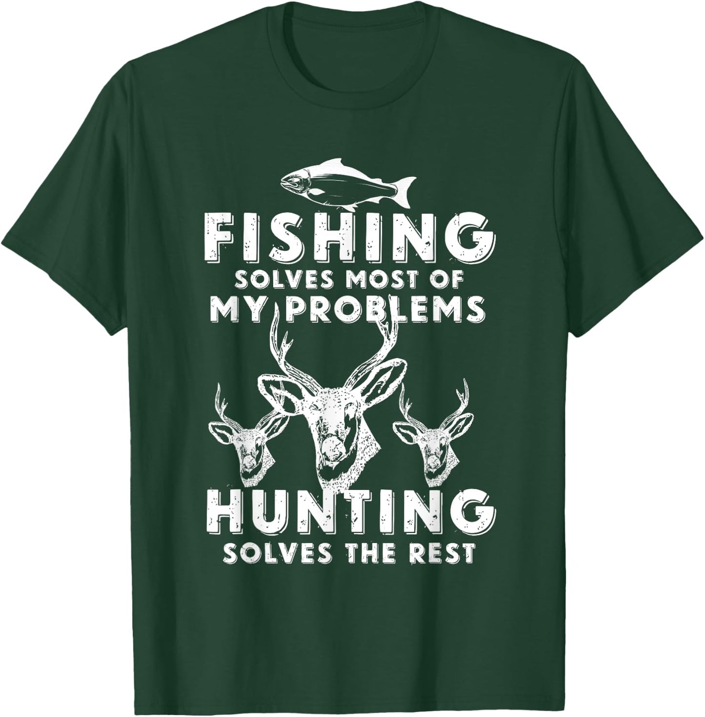 Fishing & Hunting Shirt Gifts for Hunters Who Love To Hunt T-Shirt - T-Shirt | Forest