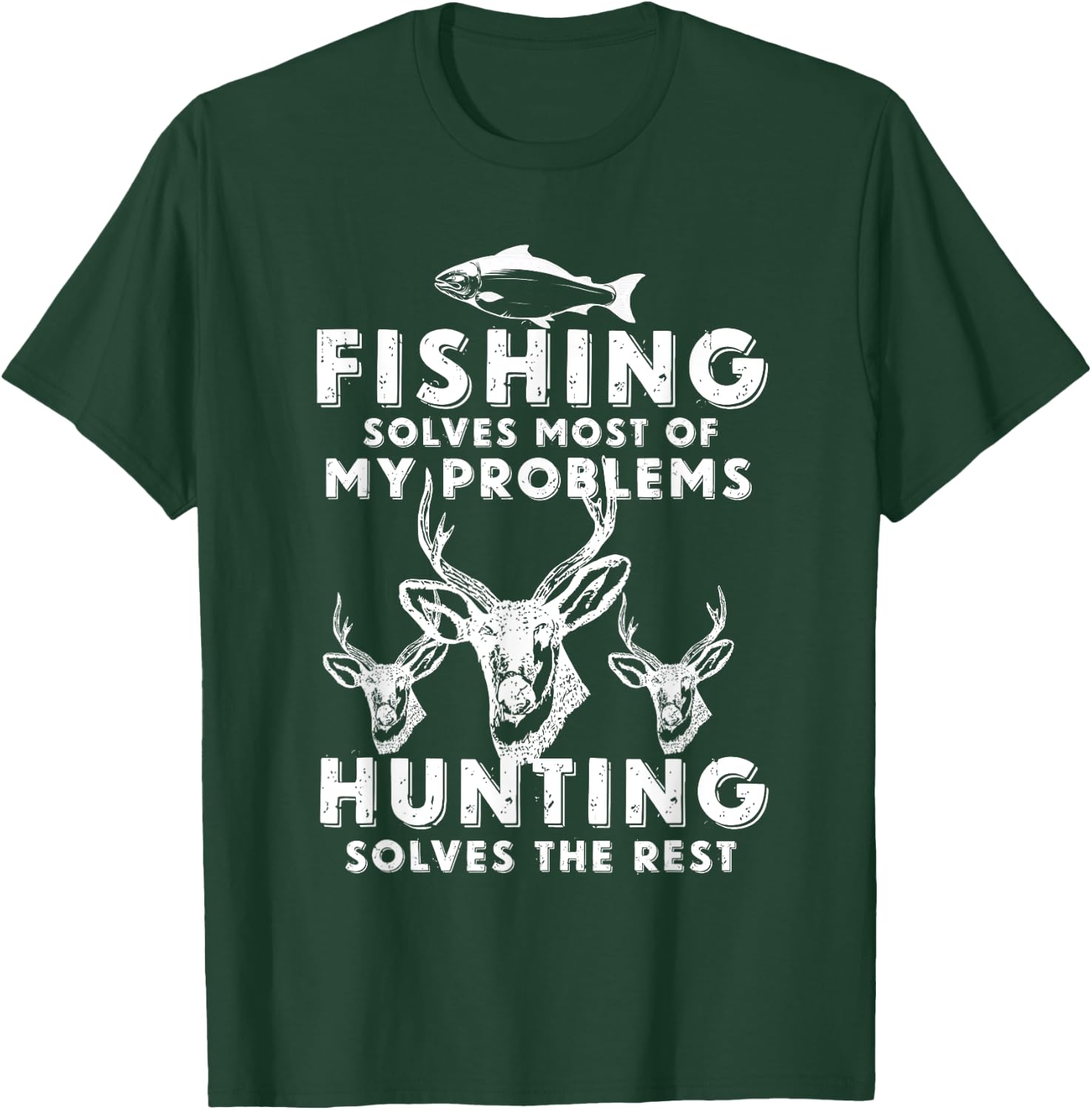 Fishing & Hunting Shirt Gifts for Hunters Who Love To Hunt T-Shirt - T-Shirt | Forest