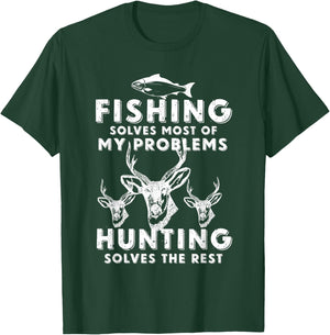 Fishing & Hunting Shirt Gifts for Hunters Who Love To Hunt T-Shirt - T-Shirt | Forest