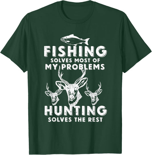 Fishing & Hunting Shirt Gifts for Hunters Who Love To Hunt T-Shirt - T-Shirt | Forest