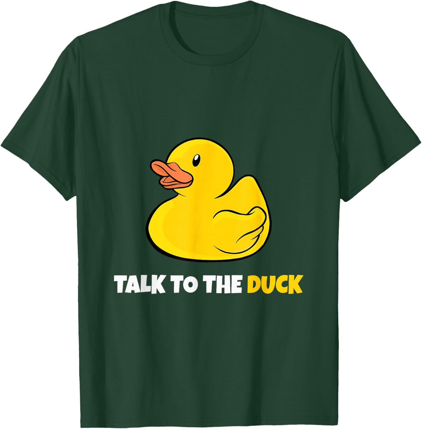 Software-Developer Programming Rubber Duck Debugging T-Shirt - T-Shirt | Forest