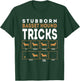 Stubborn Basset Hound Dog Training Tricks Graphic Men Women Kids T-Shirt - T-Shirt | Forest