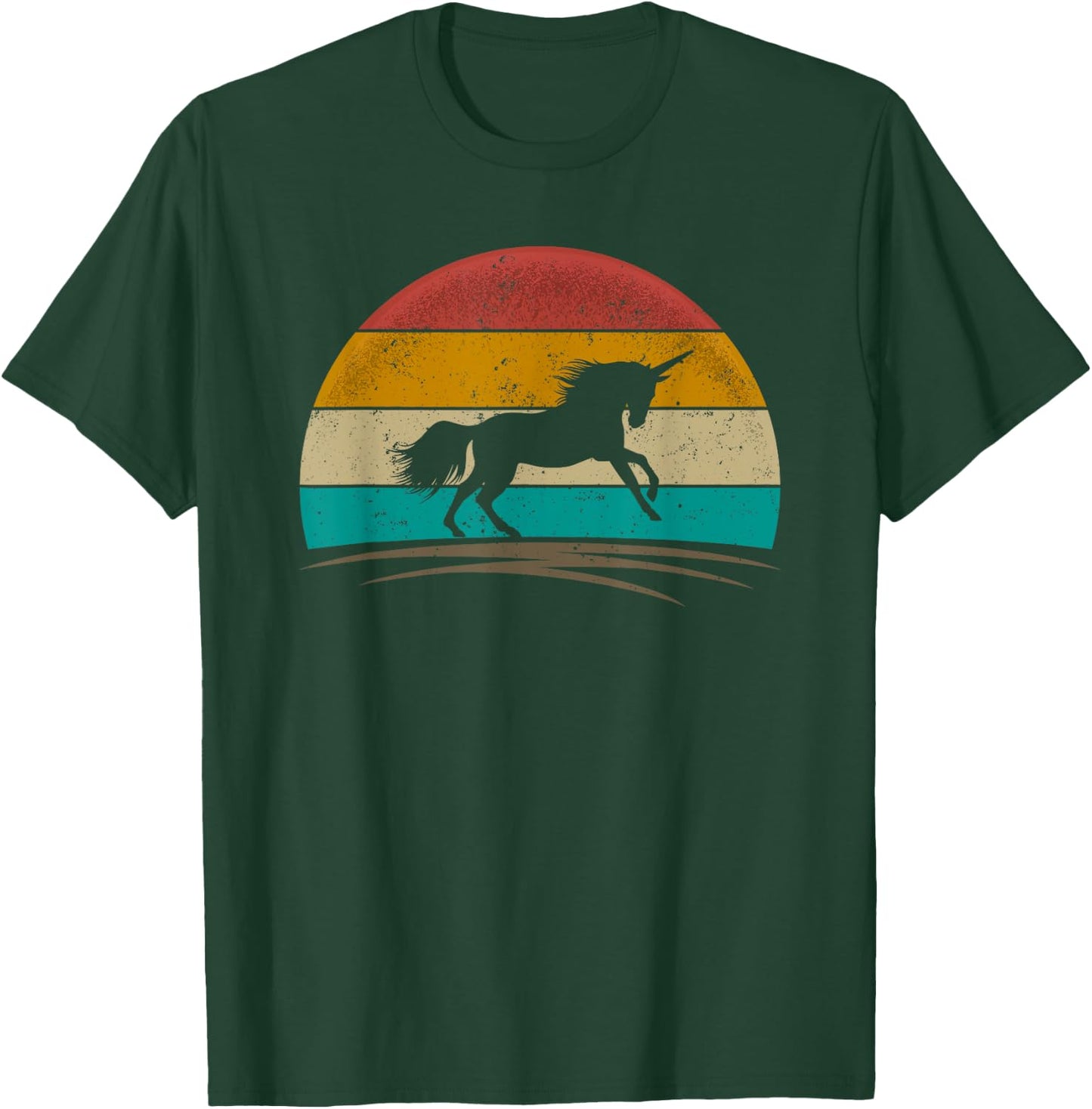 Unicorn Shirt Retro Unicorn Mythical Creature Unicorn Lover T-Shirt - T-Shirt | Forest